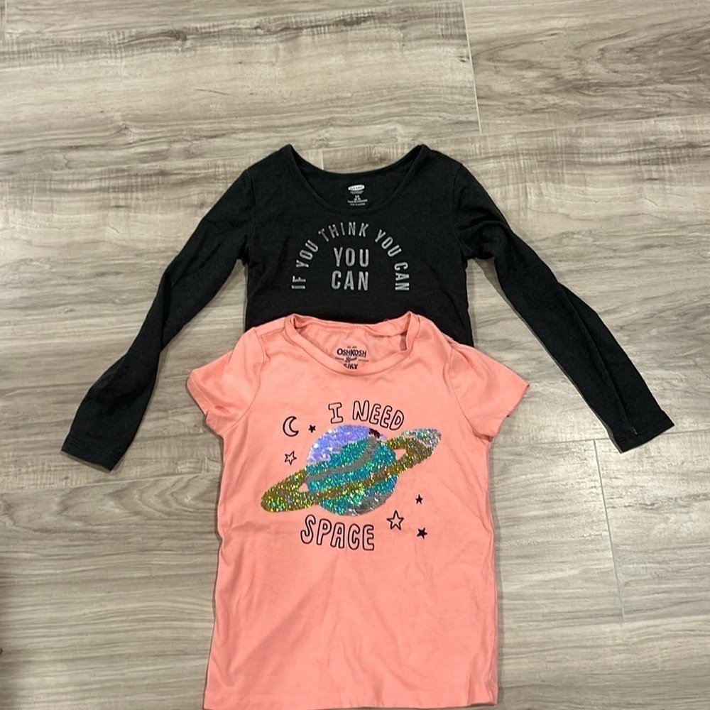 Girls shirt bundle size 6/7
